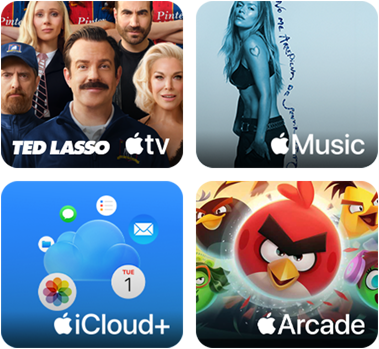 iPad, promoción de Apple One, compra un iPad nuevo y llévate tres meses gratis de Apple One, que incluye estos servicios: Apple TV, Apple Music, iCloud+ y Apple Arcade