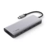 Adaptador hub USB-C multipuerto 6 en 1