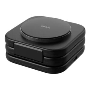 Cargador magnético inalámbrico 3 en 1 de viaje con Qi2 (15 W)