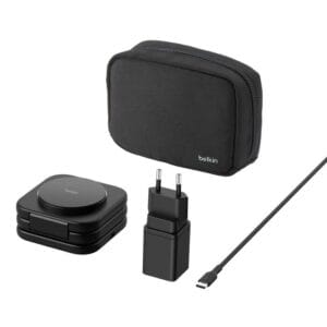 Cargador magnético inalámbrico 3 en 1 de viaje con Qi2 (15 W)