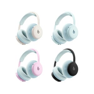 Kit de almohadillas para los Beats 360 - Almohadillas para los auriculares y la diadema en tejido de alto rendimiento (azul celeste)