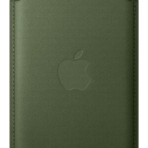 Cartera de trenzado fino con MagSafe para iPhone — Musgo