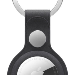 Llavero de trenzado fino para el AirTag - Negro