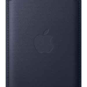 Cartera de trenzado fino con MagSafe para iPhone — Azul marino
