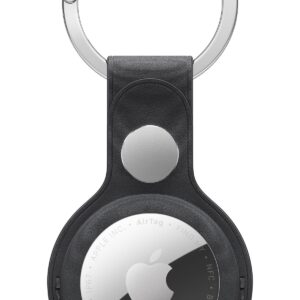 Llavero de trenzado fino para el AirTag - Negro