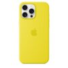 Funda de silicona con MagSafe para el iPhone 16 Pro Max - Amarillo carambola