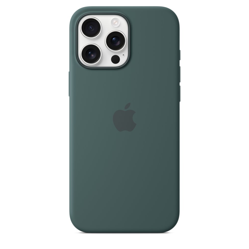 AC-MA7V4 Funda de silicona con MagSafe para el iPhone 16 Pro Max - Verde lago
