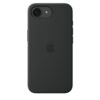 Funda de silicona para iPhone 16e - Negro