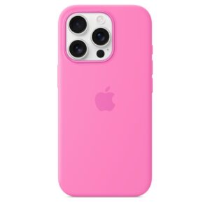 Funda de silicona con MagSafe para el iPhone 16 Pro - Peonía