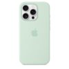 Funda de silicona con MagSafe para el iPhone 16 Pro - Aguamarina