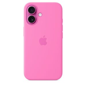 Funda de silicona con MagSafe para el iPhone 16 - Peonía