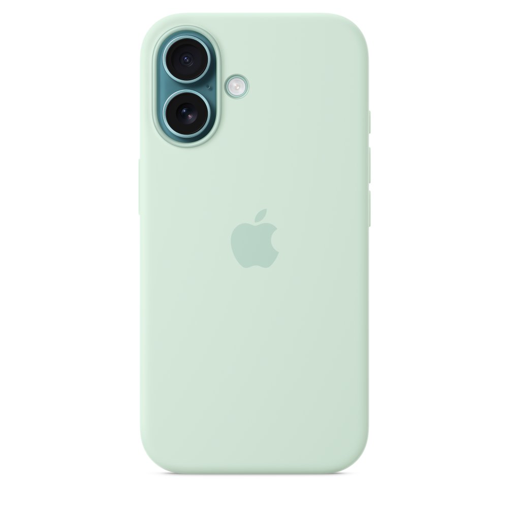 AC-MDGP4 Funda de silicona con MagSafe para el iPhone 16 - Aguamarina