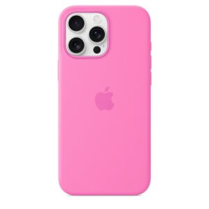 Funda de silicona con MagSafe para el iPhone 16 Pro Max - Peonía