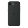 Funda de silicona con MagSafe para iPhone 17e - Negro