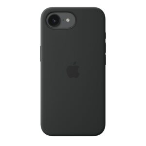 Funda de silicona con MagSafe para iPhone 17e - Negro