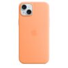 Funda de silicona con MagSafe para el iPhone 15 Plus - Naranja sorbete