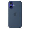 Funda de silicona con MagSafe para el iPhone 16 - Azul denim