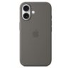 Funda de silicona con MagSafe para el iPhone 16 - Gris piedra