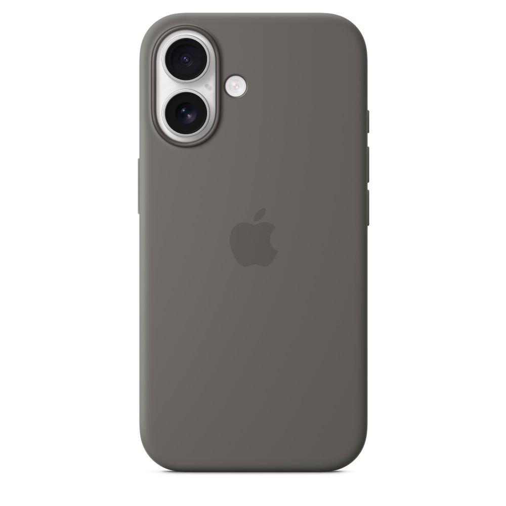 AC-MYY33 Funda de silicona con MagSafe para el iPhone 16 - Gris piedra