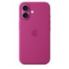 Funda de silicona con MagSafe para el iPhone 16 - Fucsia