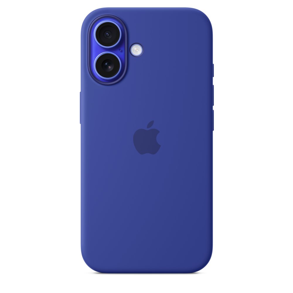 AC-MYY63 Funda de silicona con MagSafe para el iPhone 16 - Azul ultramar