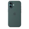 Funda de silicona con MagSafe para el iPhone 16 - Verde lago