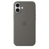 Funda de silicona con MagSafe para el iPhone 16 Plus - Gris piedra