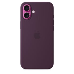Funda de silicona con MagSafe para el iPhone 16 Plus - Ciruela