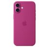 Funda de silicona con MagSafe para el iPhone 16 Plus - Fucsia