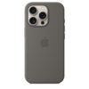 Funda de silicona con MagSafe para el iPhone 16 Pro - Gris piedra