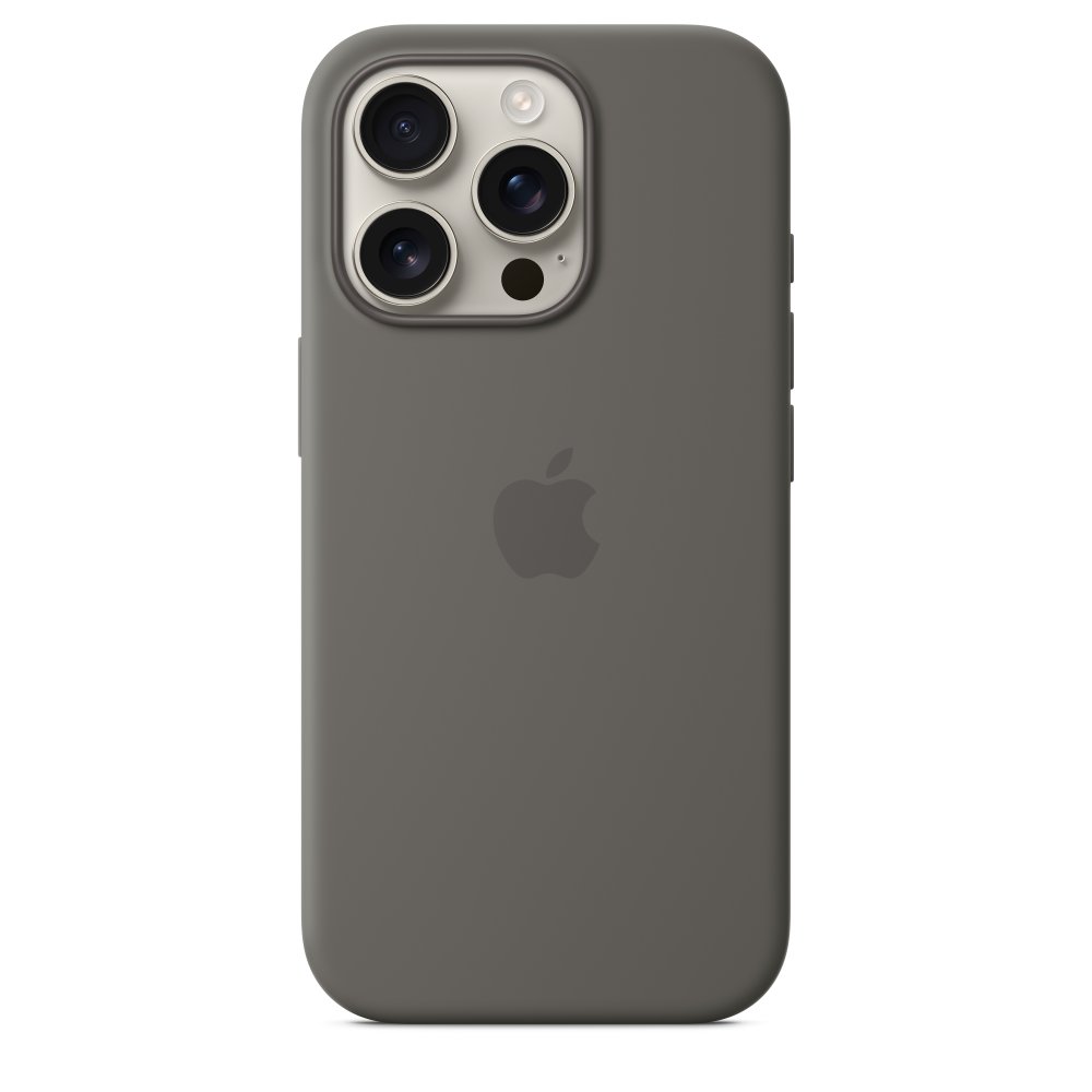 AC-MYYL3 Funda de silicona con MagSafe para el iPhone 16 Pro - Gris piedra