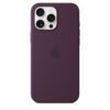 Funda de silicona con MagSafe para el iPhone 16 Pro Max - Ciruela