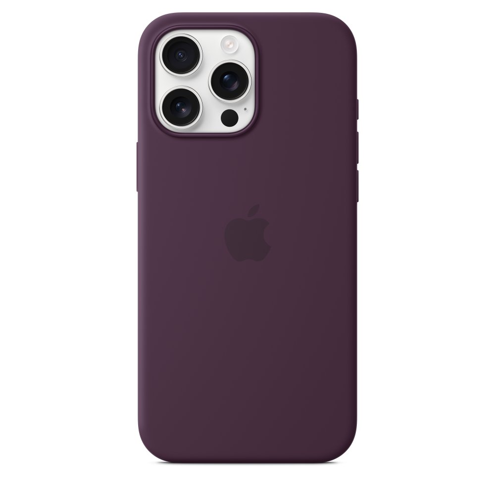 AC-MYYW3 Funda de silicona con MagSafe para el iPhone 16 Pro Max - Ciruela