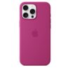 Funda de silicona con MagSafe para el iPhone 16 Pro Max - Fucsia