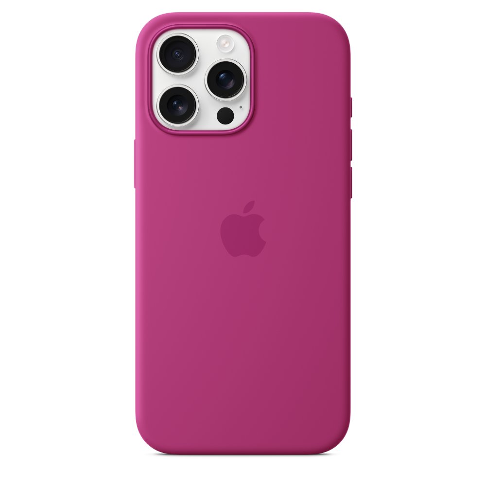 AC-MYYX3 Funda de silicona con MagSafe para el iPhone 16 Pro Max - Fucsia