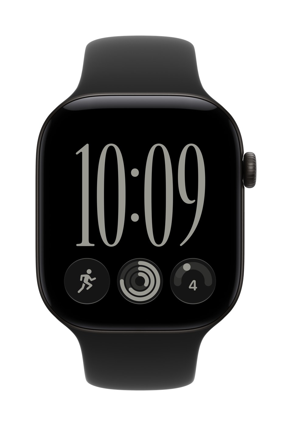Apple_Watch_Series_12_46mm_Black_Aluminum_Black_Sport_Band_Pure_Front_Screen__WWEN