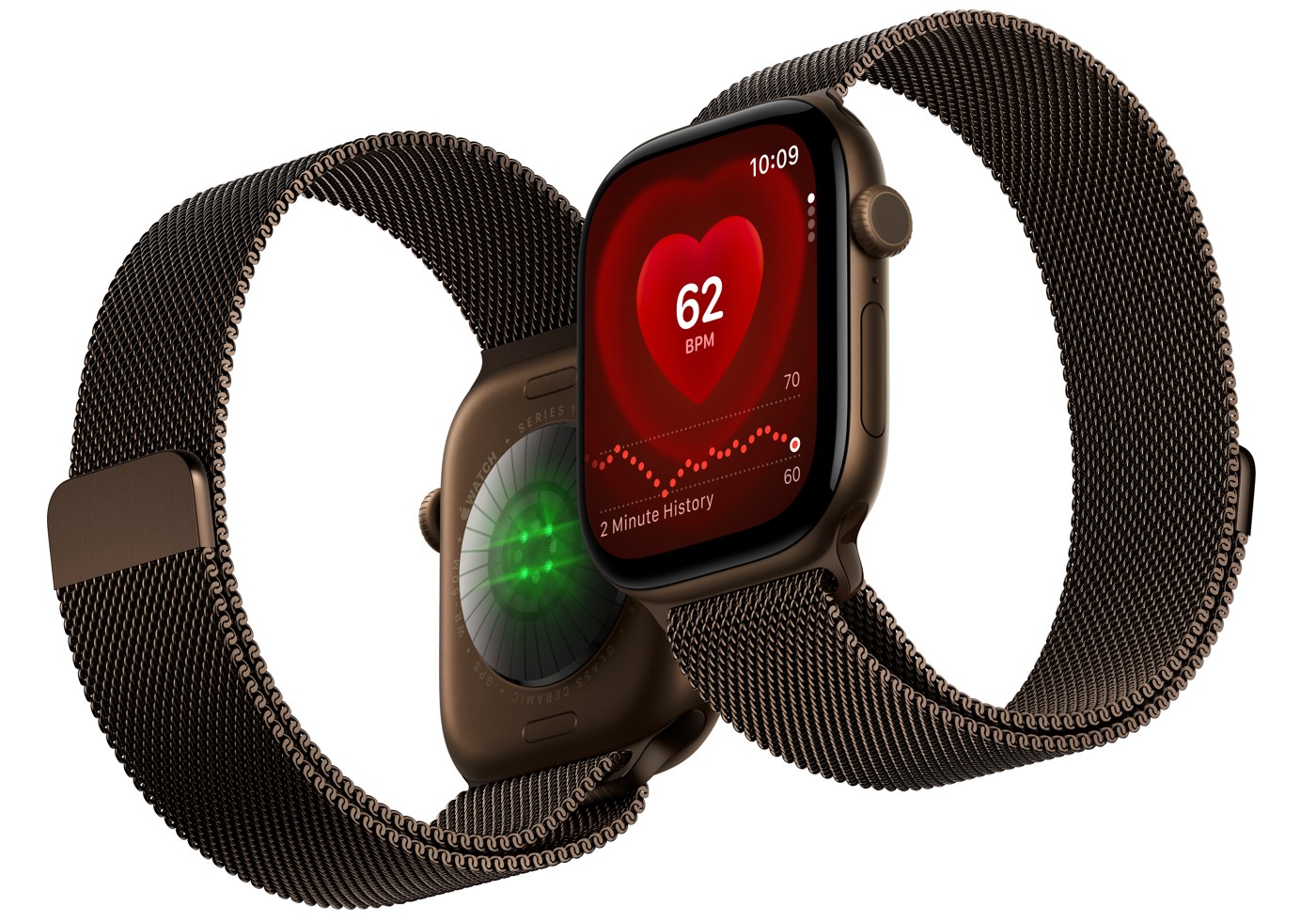 Apple Watch Series 12 en dos acabados de aluminio