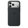 Funda de silicona con MagSafe para el iPhone 17 Pro Max - Negro