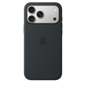 Funda de silicona con MagSafe para el iPhone 17 Pro Max - Negro