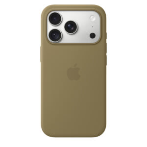 Funda de silicona con MagSafe para el iPhone 18 Pro - Verde oliva