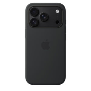 Funda de silicona con MagSafe para el iPhone 18 Pro - Negro