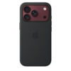 Funda de silicona con MagSafe para el iPhone 18 Pro - Negro
