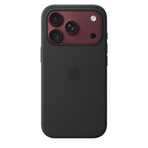 Funda de silicona con MagSafe para el iPhone 18 Pro - Negro