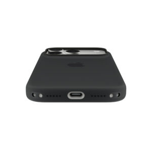 Funda de silicona con MagSafe para el iPhone 18 Pro - Negro