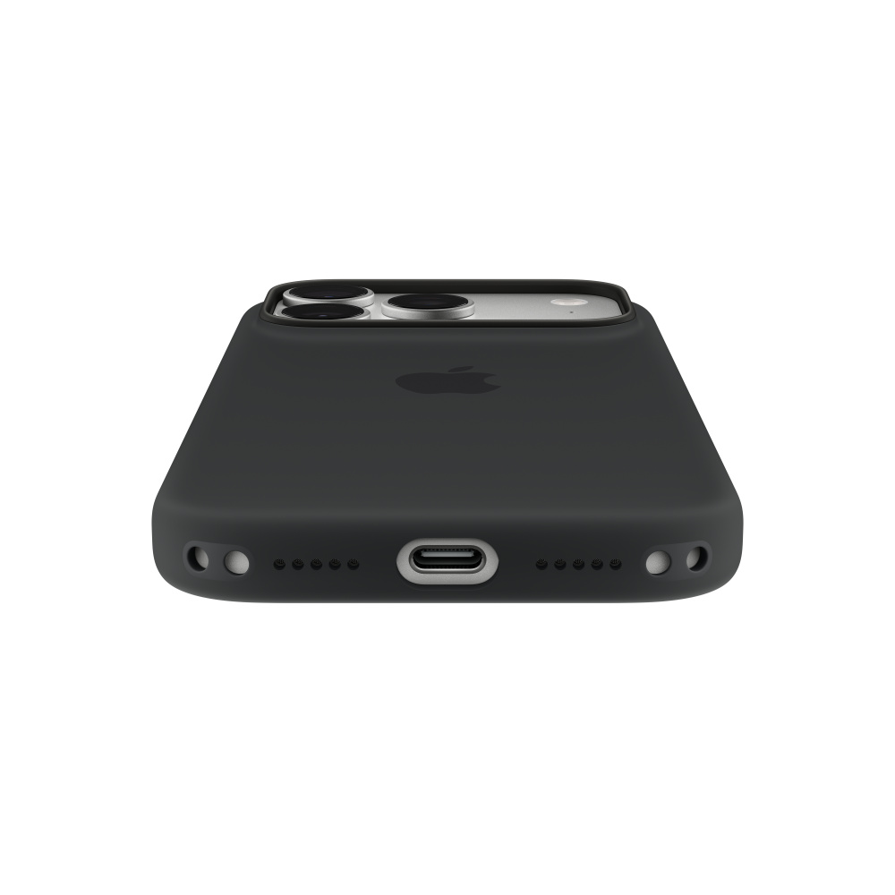 MK8Y4_AV5 Funda de silicona con MagSafe para el iPhone 18 Pro - Negro