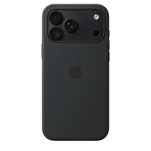 Funda de silicona con MagSafe para el iPhone 18 Pro Max - Negro