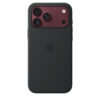 Funda de silicona con MagSafe para el iPhone 18 Pro Max - Negro