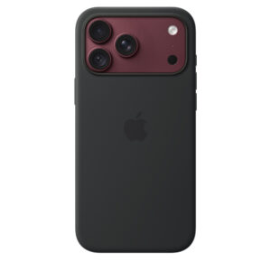 Funda de silicona con MagSafe para el iPhone 18 Pro Max - Negro