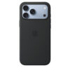 Funda de silicona con MagSafe para el iPhone 18 Pro Max - Negro