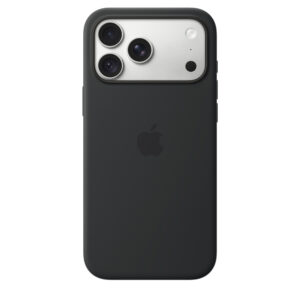 Funda de silicona con MagSafe para el iPhone 18 Pro Max - Negro